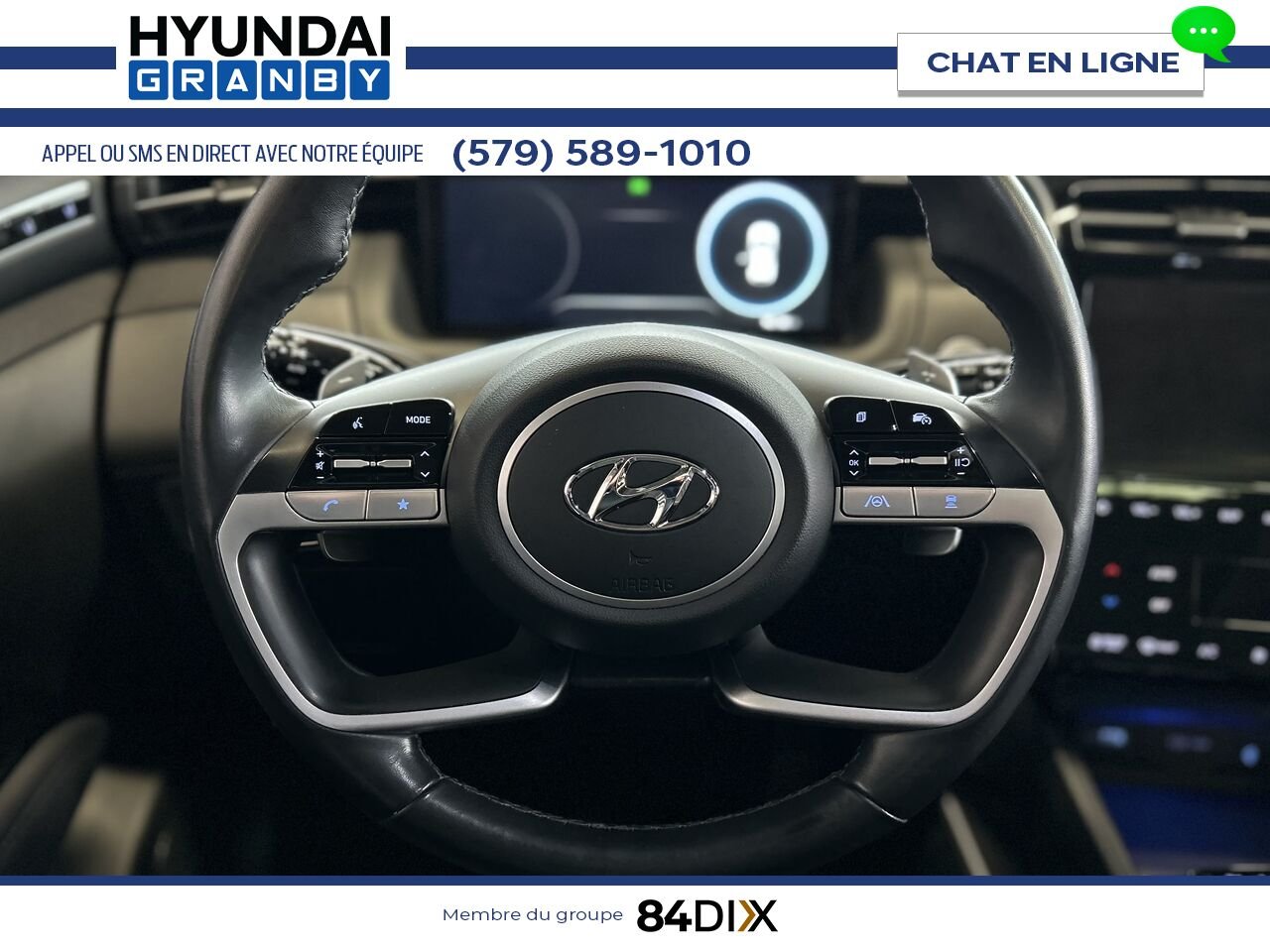 Hyundai Tucson hybride rechargeable 2024 Bleu Granby - photo #16