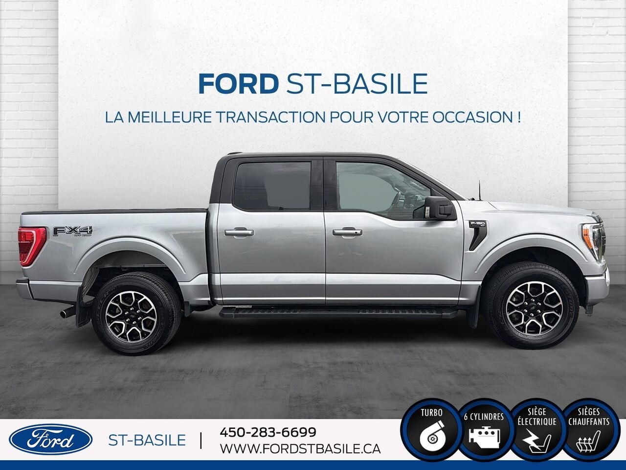 Ford F-150 2022 Argent Saint-Basile-le-Grand - photo #9