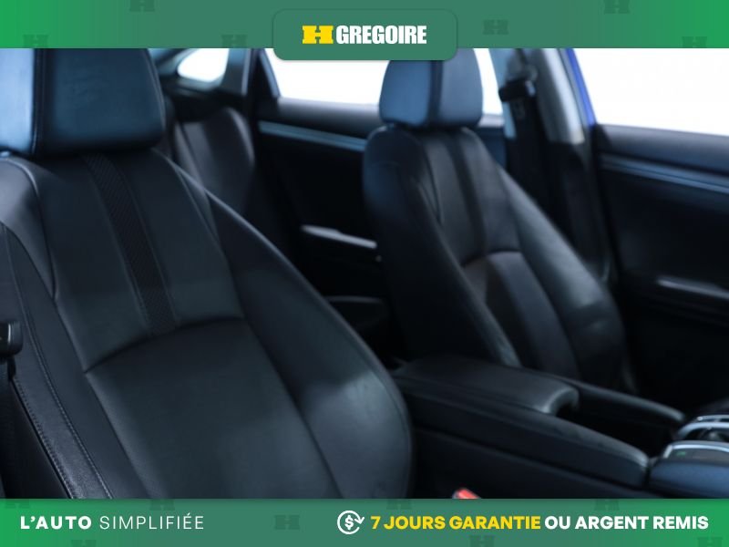 Honda Civic 820892 | TOURING AUTO A/ C CUIR TOIT GR ELECT MAGS CAM RECU 2019 Bleu Laval - photo #26