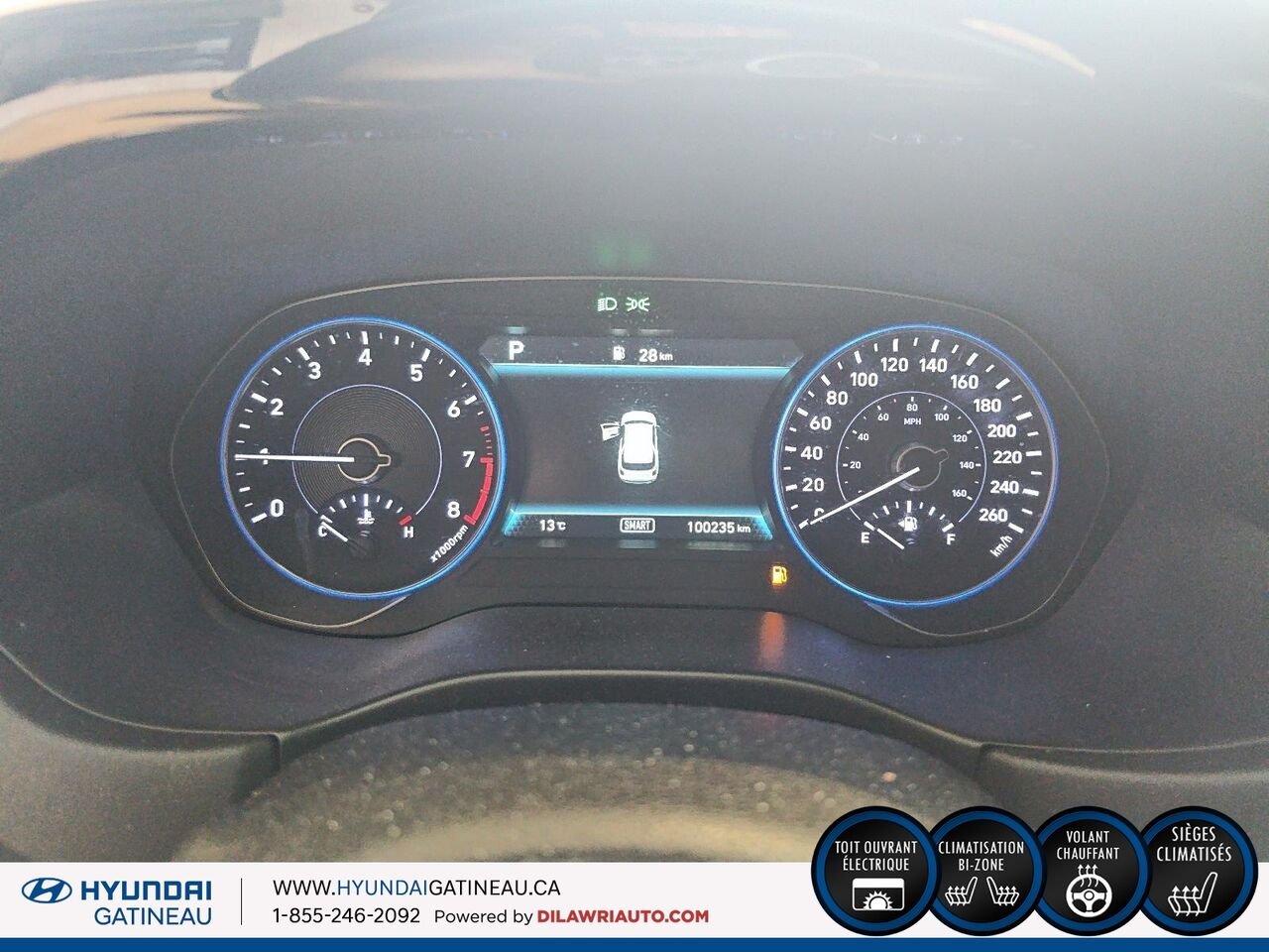 Hyundai Palisade Luxury 7 places TI*** cuir , toit ouvrat , navigation *** 2020 Gris Ottawa & Gatineau - photo #11