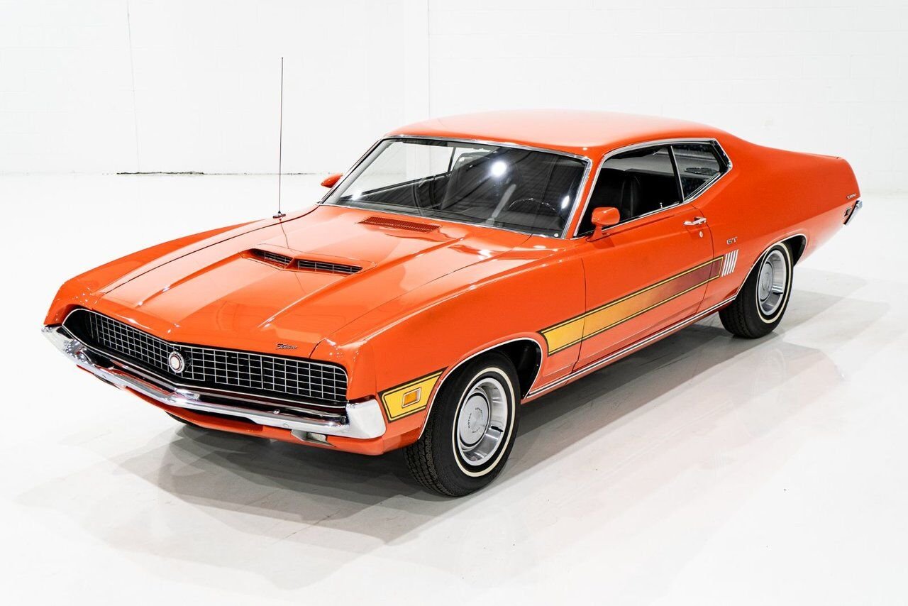 Ford Torino PRIX EN USD | GT Survivor. 33,462 original miles 429cu.in. 1970 Orange Montréal - photo #37