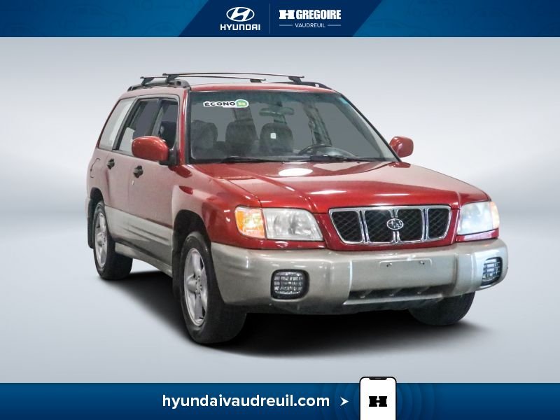 Subaru Forester 2001 Rouge Saint-Eustache - photo #0