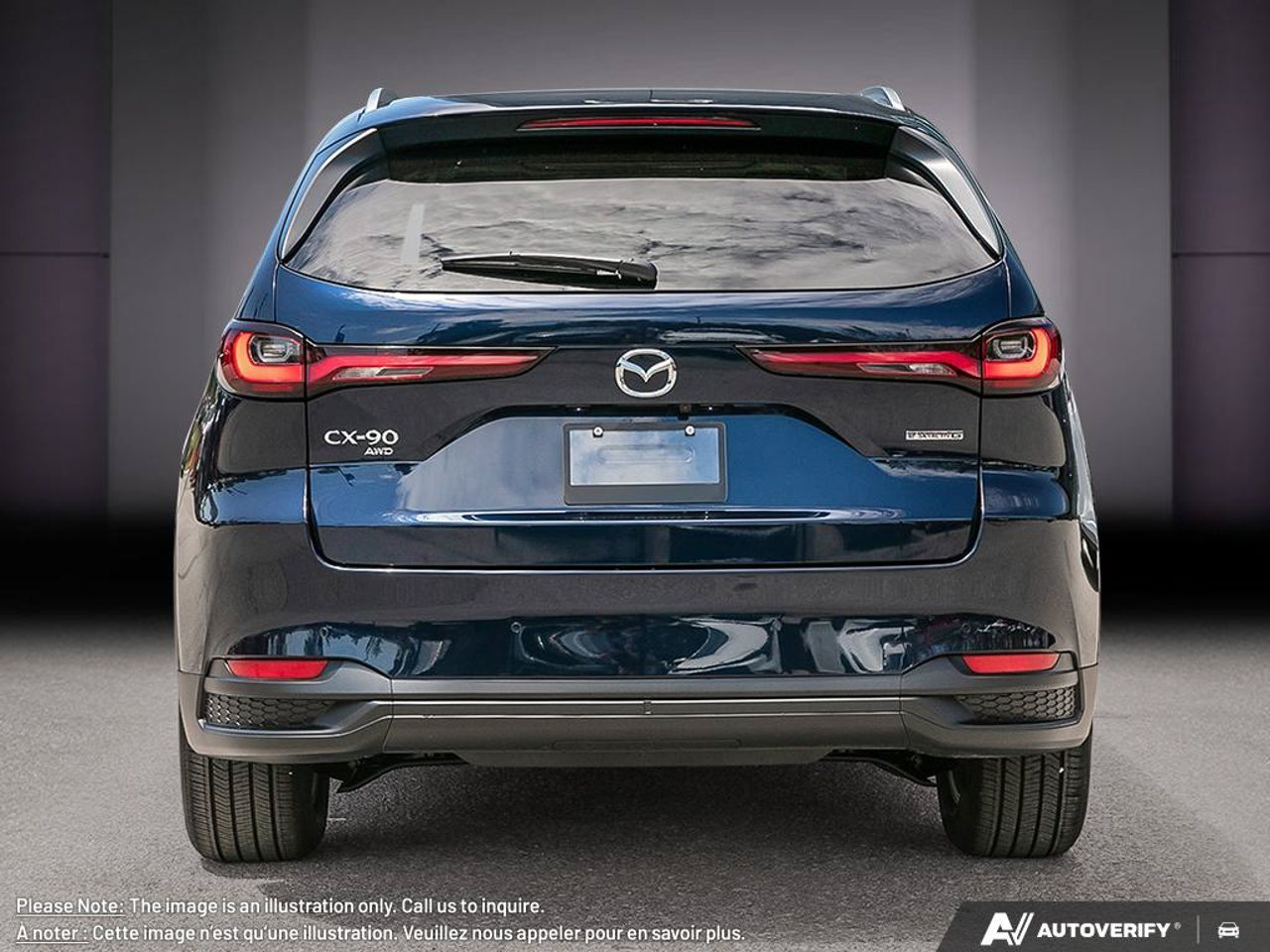 2026 Mazda CX-90 MHEV JM3KKCHD9T1408241 Deep Crystal Blue Mica Mirabel - photo #4