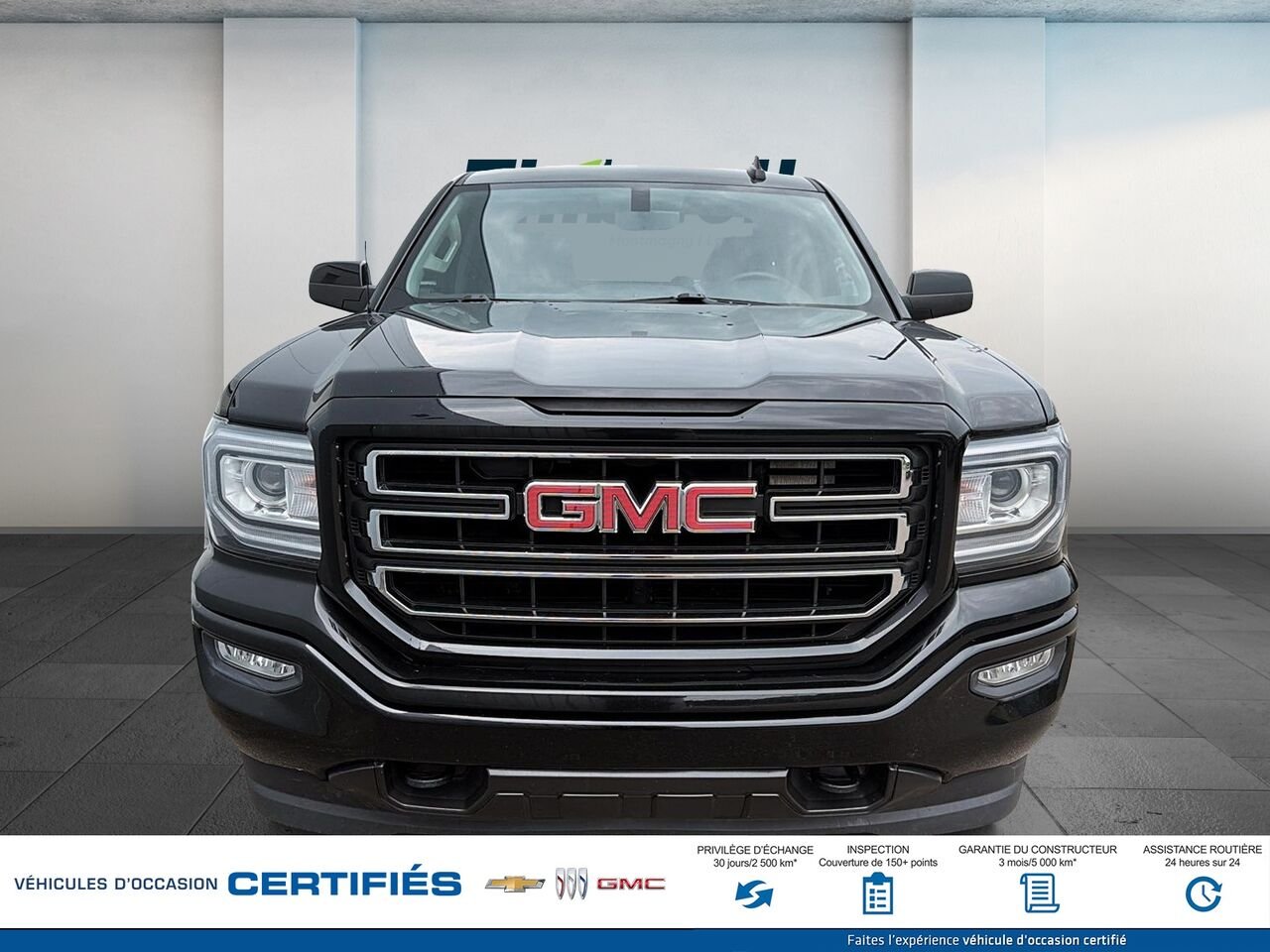 GMC SIERRA K1500 Cabine double 4RM 143,5 po 2018 Noir Montmagny - photo #1