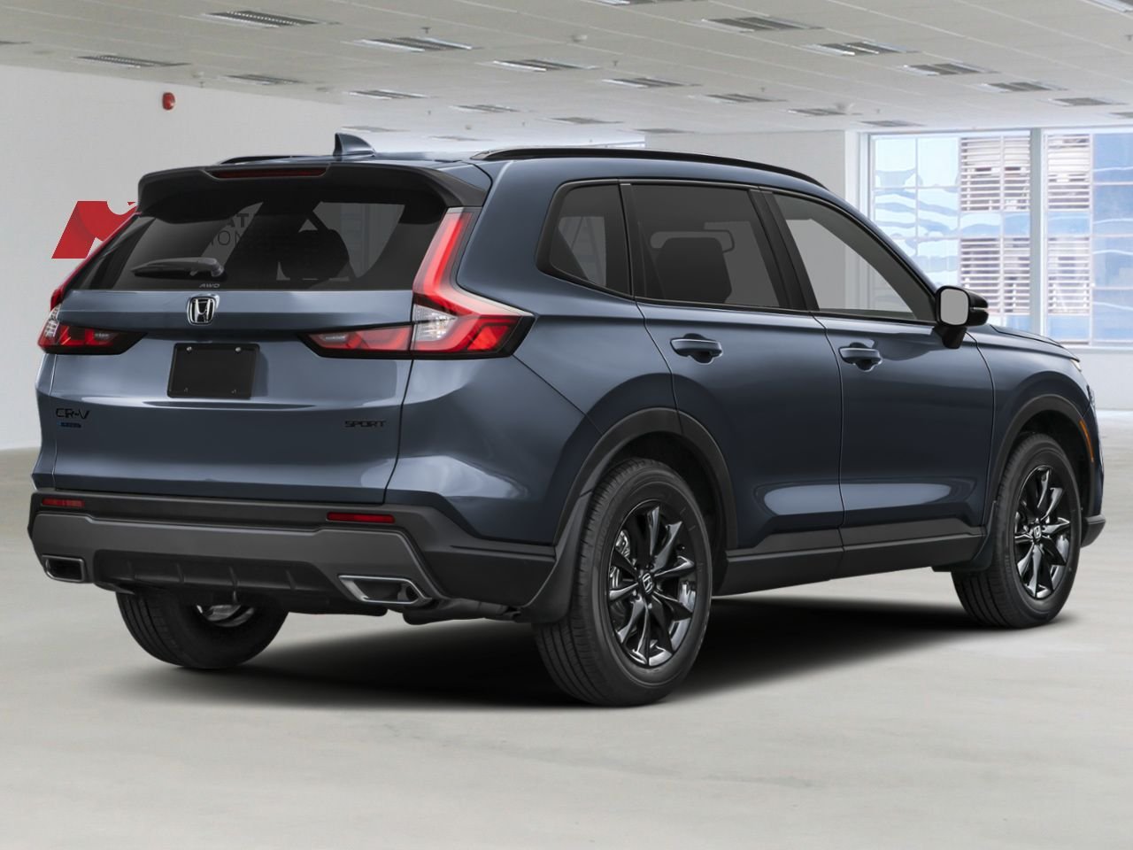 2026 Honda CR-V Hybrid Sport Traction Intégrale Meteoroid Gray Metallic Matane - photo #2
