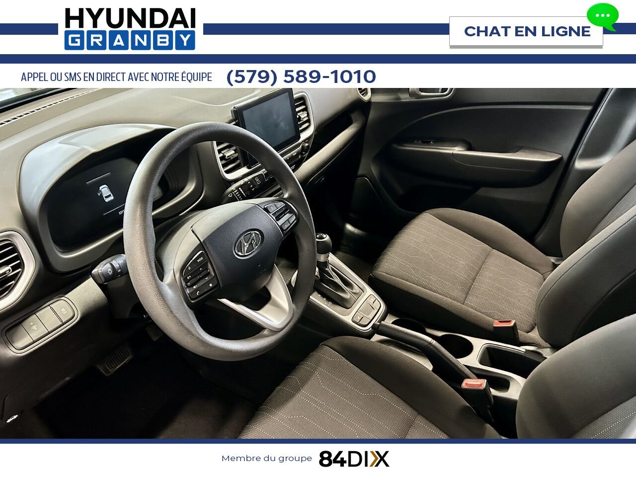 2024 Hyundai Venue Black Granby - photo #10