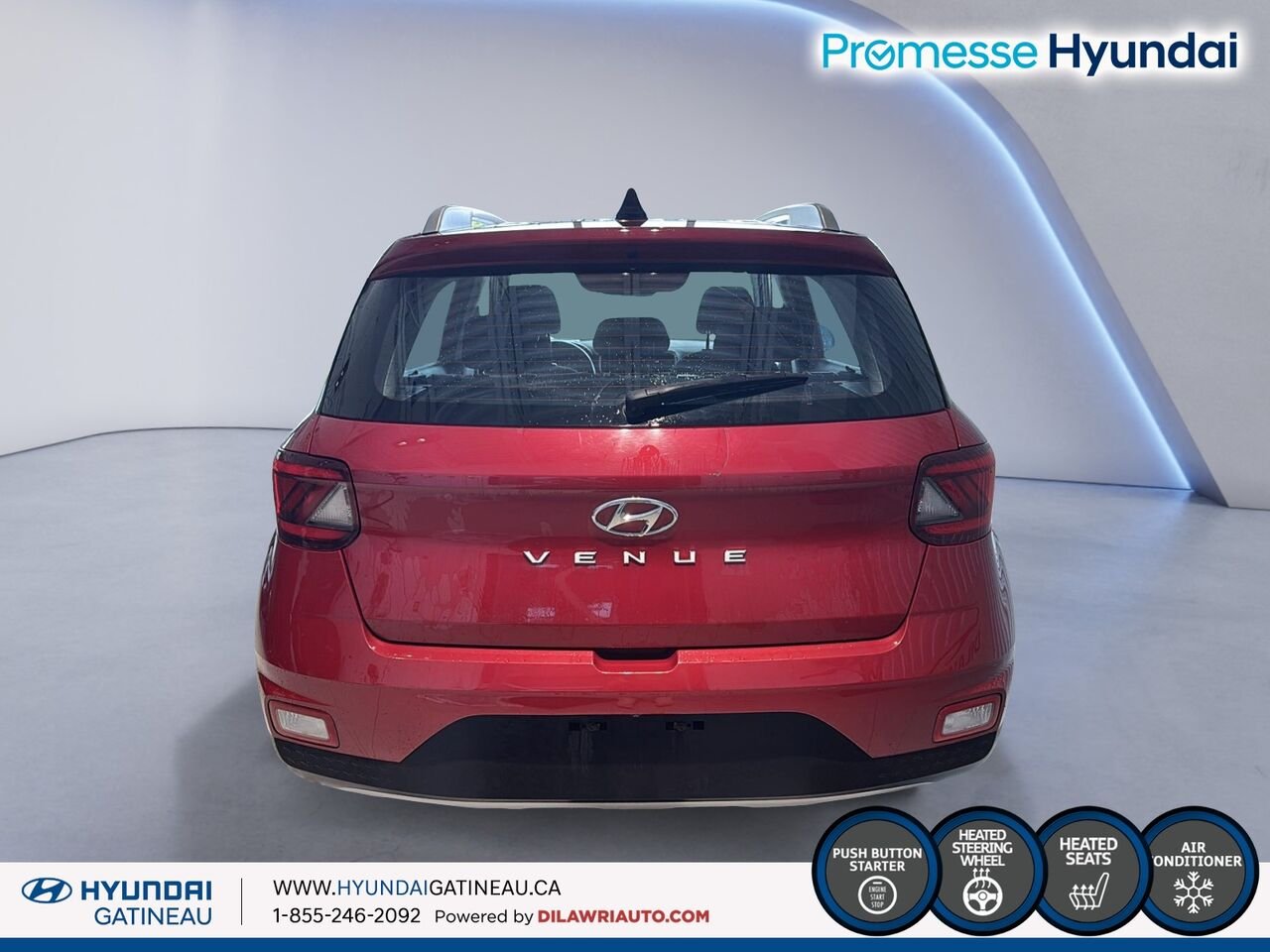 Hyundai Venue Preferred IVT*** sieges chauffants, volant chauffants , certifier*** 2021 Rouge Ottawa & Gatineau - photo #2