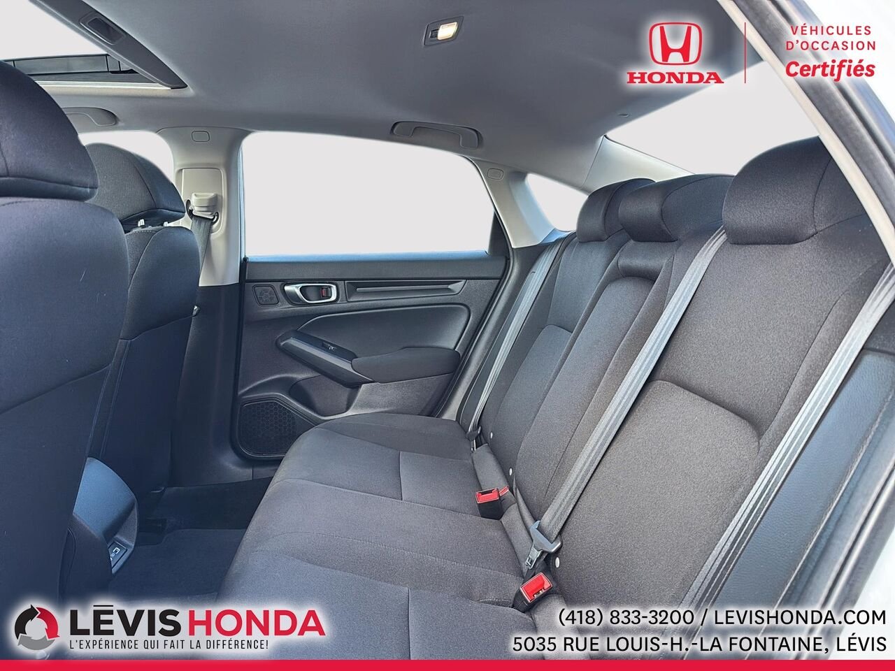 Honda Civic EX EX CVT 2024 Blanc Lévis - photo #16