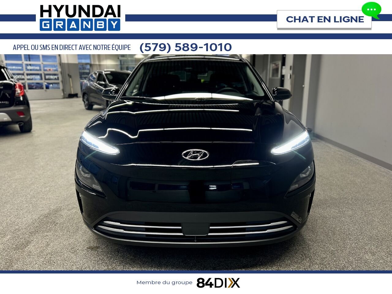 Hyundai Kona électrique 2023 Noir Granby - photo #2
