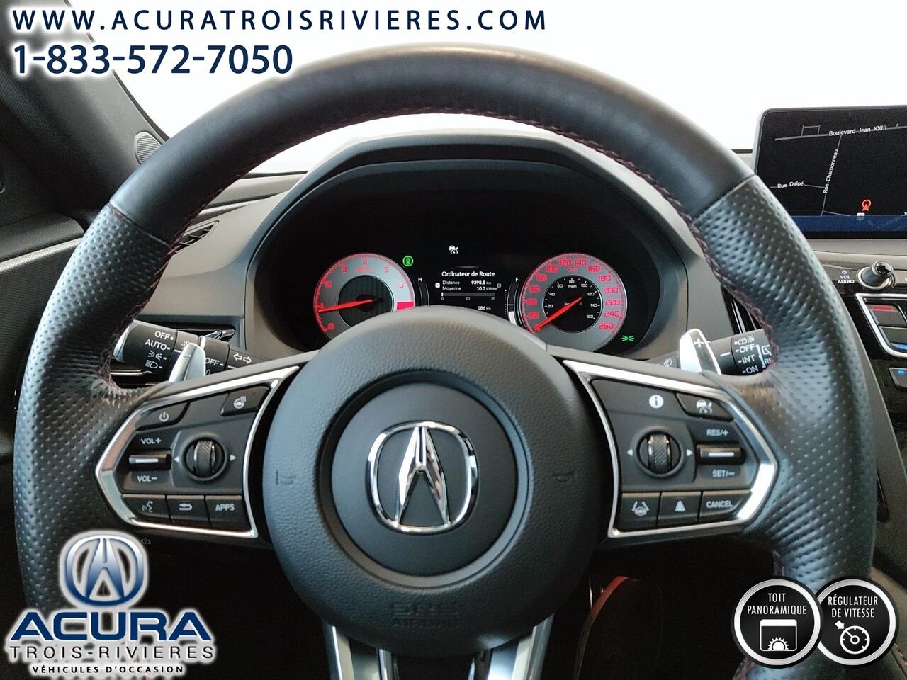 2025 Acura RDX A-Spec sh-awd, toit pano, lumières DEL Black Trois-Rivières - photo #25