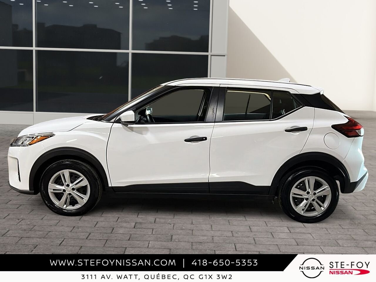 Nissan Kicks S 2024 Blanc Ste-Foy - photo #4