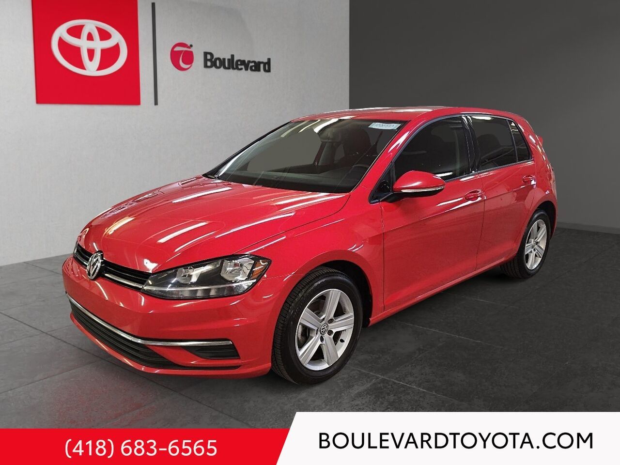 Red 2021 Volkswagen Golf Hatchback Manual