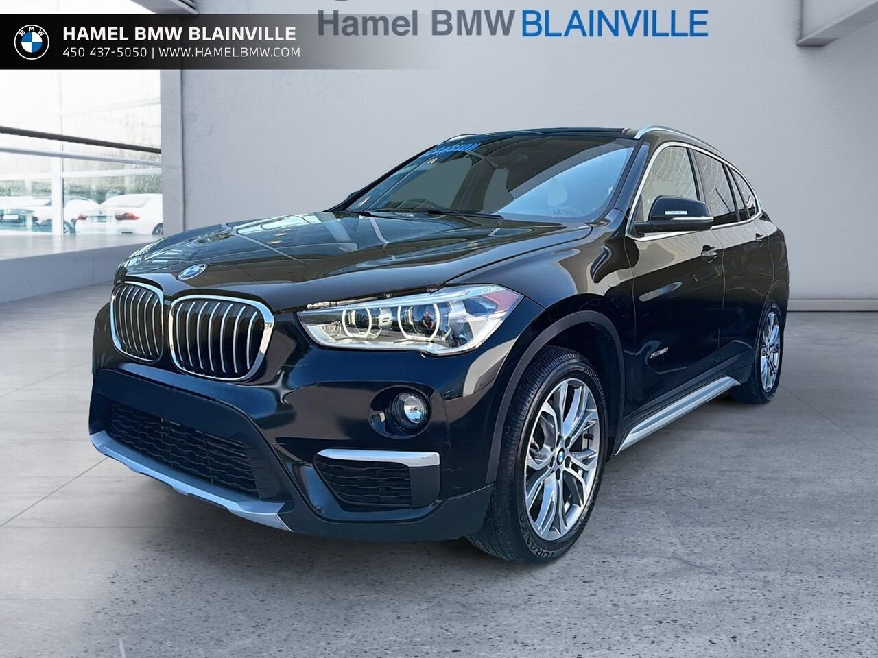 BMW X1 xDrive28i 4 portes TI 2017 Noir Blainville - photo #0