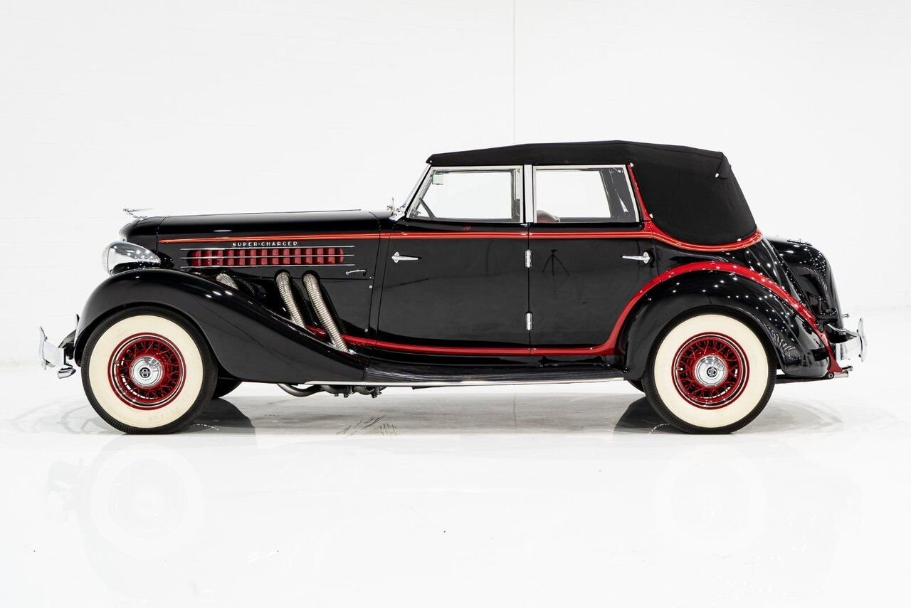 Auburn 851 Supercharge Phaeton **PRIX EN USD** 1935 Noir Montréal - photo #24