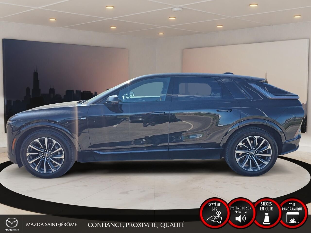 2025 Cadillac LYRIQ TRANSFERT DE BAIL $879/MOIS +TX BALANCE 12 MOIS Black Saint-Jérôme - photo #9