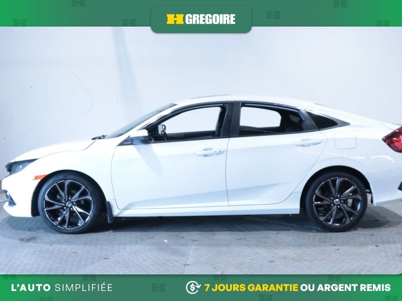 2021 Honda Civic White Laval - photo #4