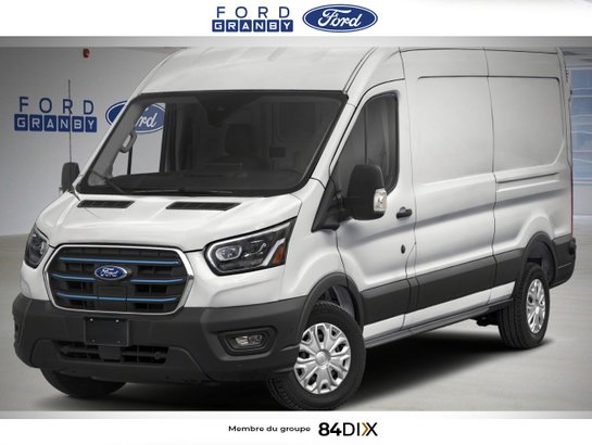 2025 Ford E-Transit Cargo Van Oxford White