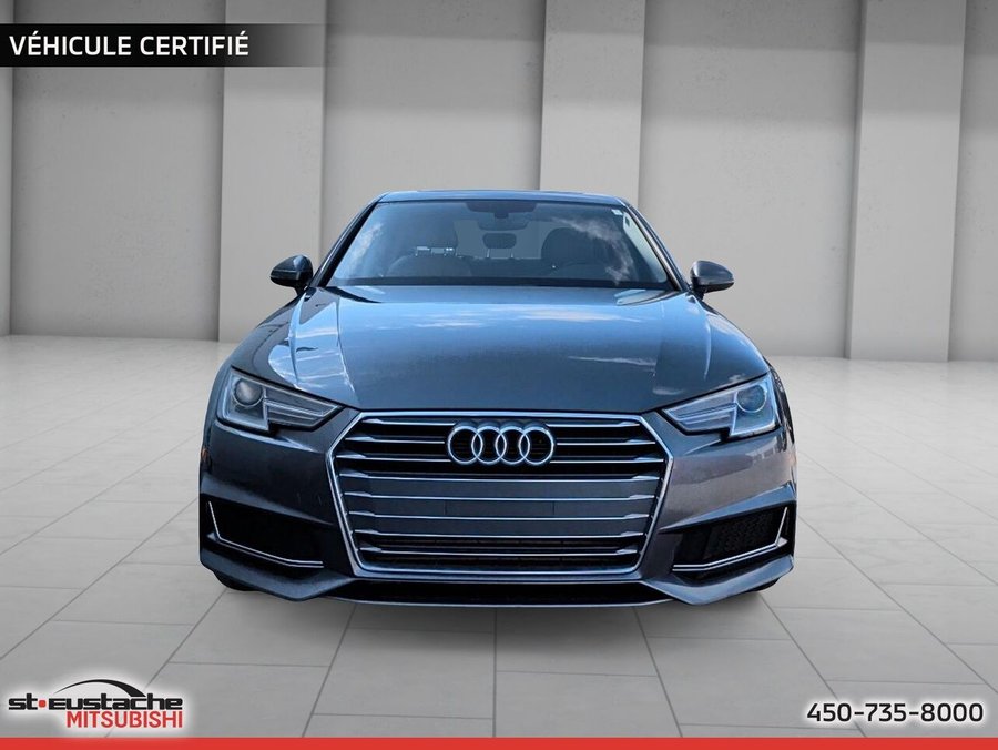Audi berline A4 Komfort TFSI-CUIR-TOIT OUVRANT-SIÈGES CHAUFFANTS 2019 Gris