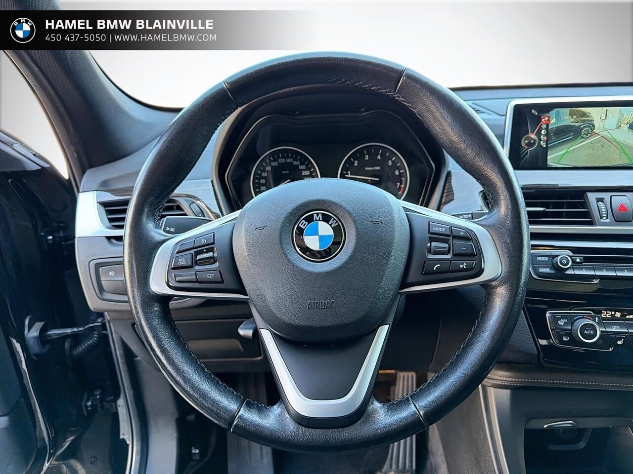 BMW X1 xDrive28i 4 portes TI 2017 Noir Blainville - photo #11
