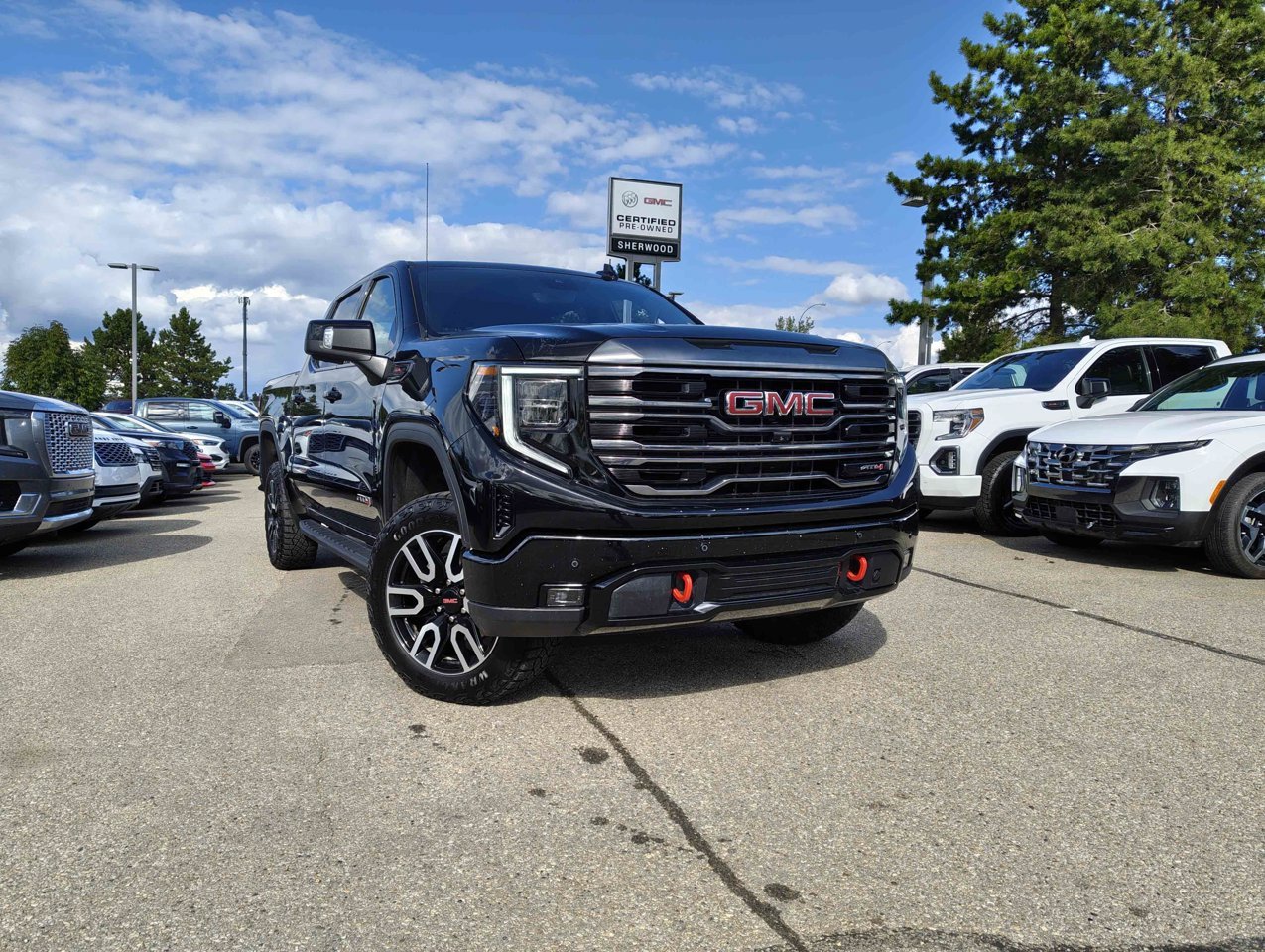 2024 GMC Sierra 1500 4WD Crew Cab 147 AT4 Black Sherwood Park - photo #1