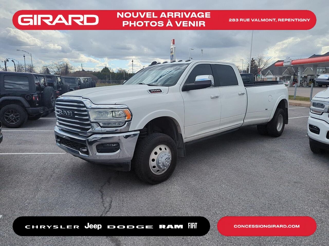 RAM 3500 2019 Blanc Repentigny - photo #0