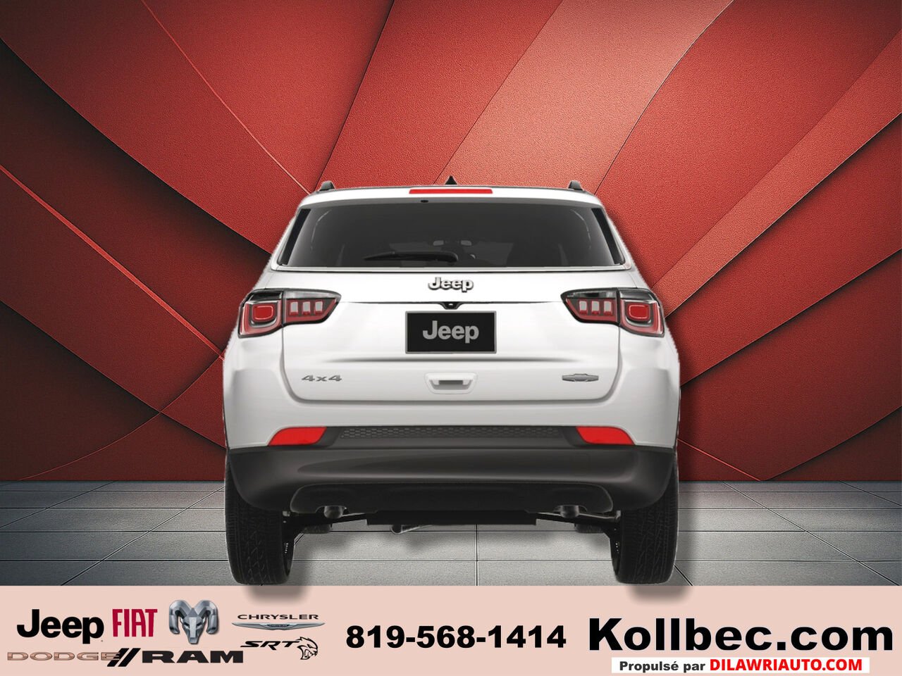 Jeep Compass Sport 4x4 2025 Blanc éclatant Ottawa & Gatineau - photo #2