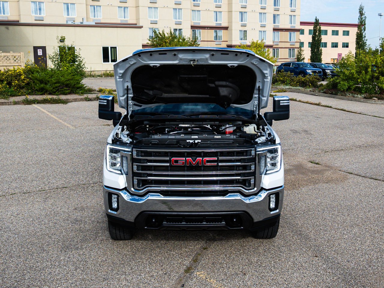 2023 GMC Sierra 3500HD 4WD Crew Cab 159 SLT White Sherwood Park - photo #8