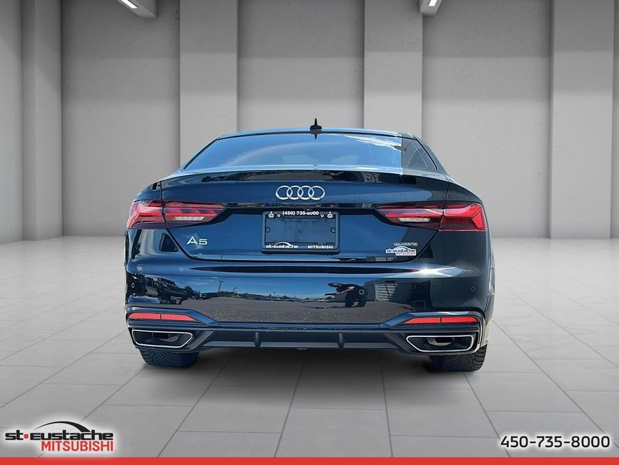 Audi A5 coupé Technik 2.0 TFSI quattro-cuir-toit panoramique-sièges électrique chauffants 2021 Noir