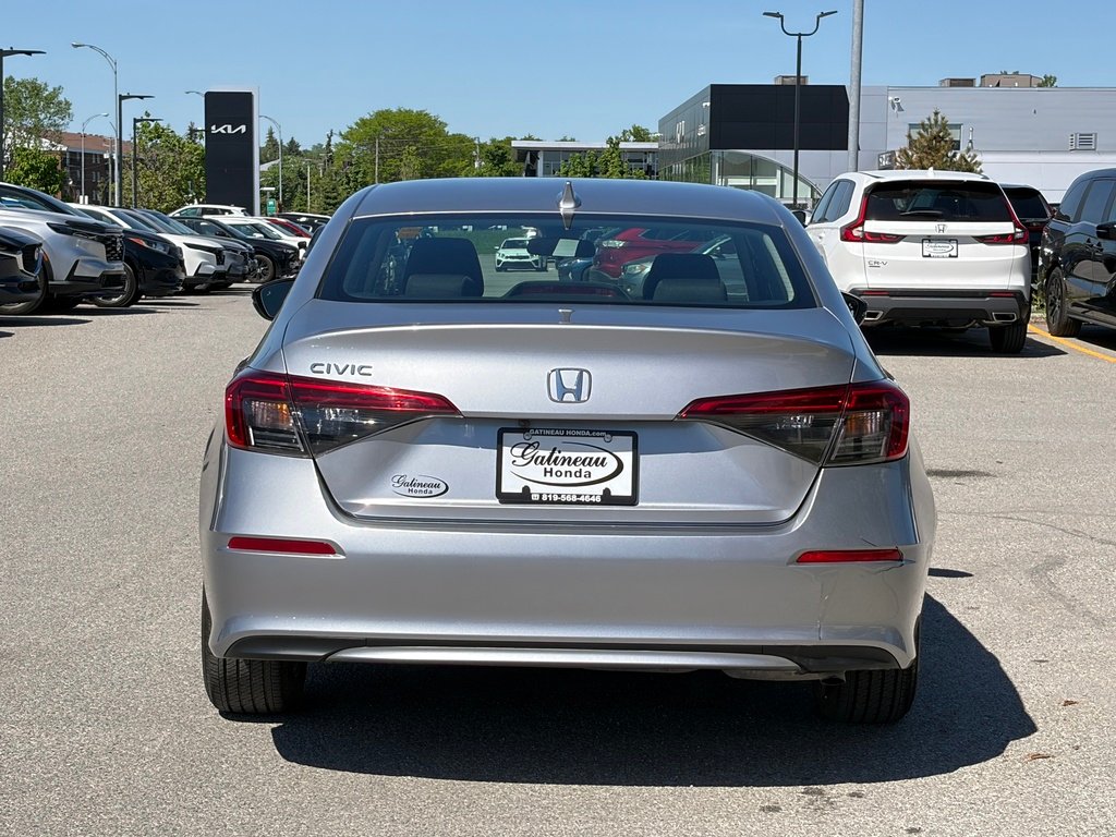 2024 Honda Civic Sedan EX CVT Silver Gatineau - photo #4