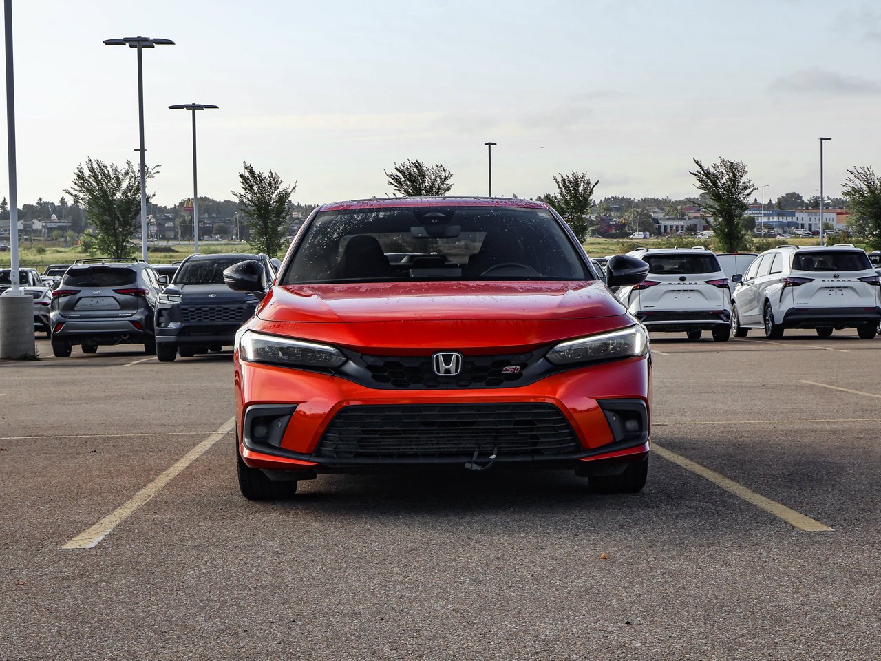 2023 Honda Civic Si Manual Orange Sherwood Park - photo #2