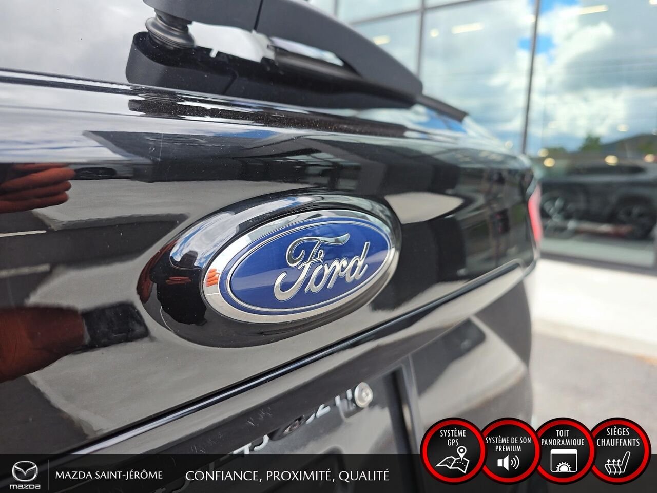 2020 Ford Edge ST | TOIT PANO | AWD | CUIR | Grey Saint-Jérôme - photo #7