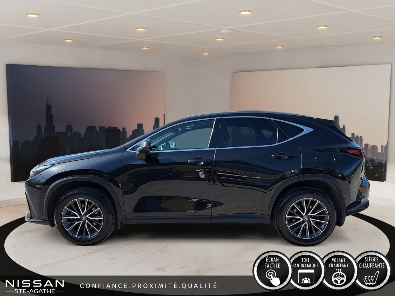 2025 Lexus NX 350 | INTÉRIEUR ROUGE NULUXE | TOIT OUVRANT | AWD Black Saint-Jérôme - photo #5