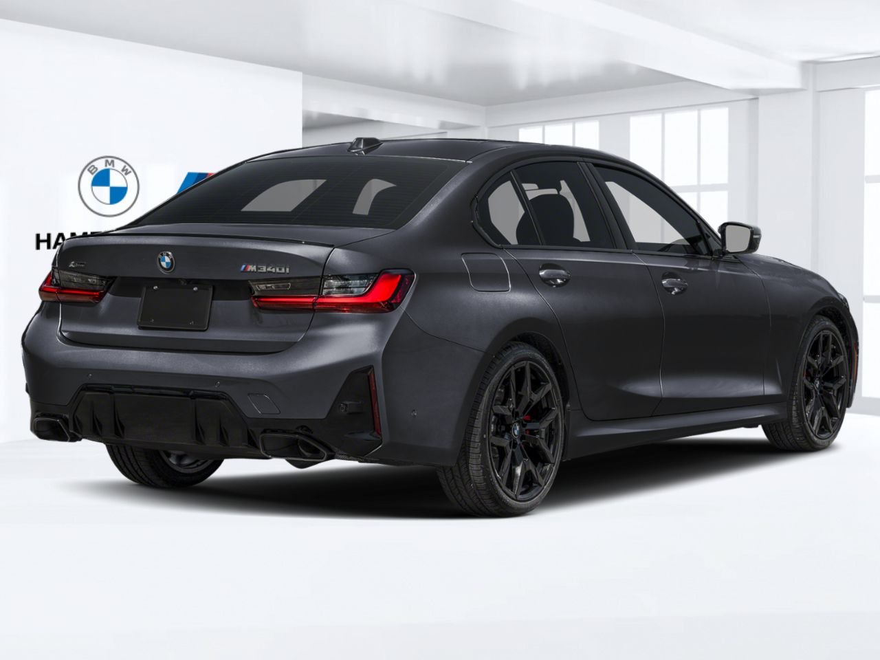 2026 BMW 3 Series M340i xDrive Black Sapphire Metallic Blainville - photo #2