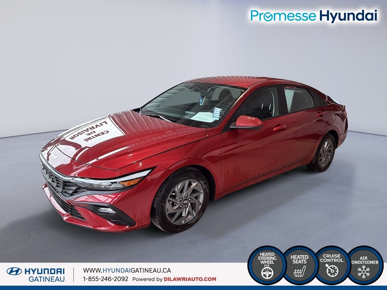 Hyundai Elantra Preferred IVT*** sieges chauffants, volant chauffants , certifier*** 2024 Rouge Ottawa & Gatineau - photo #4