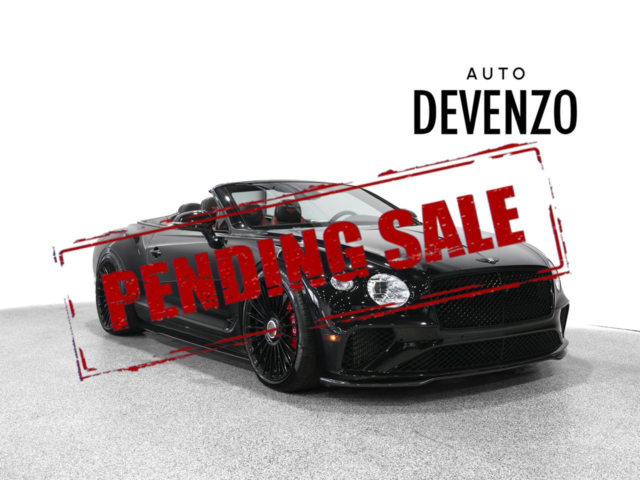 Black 2022 Bentley Continental GTC Convertible All-Wheel Drive Automatic