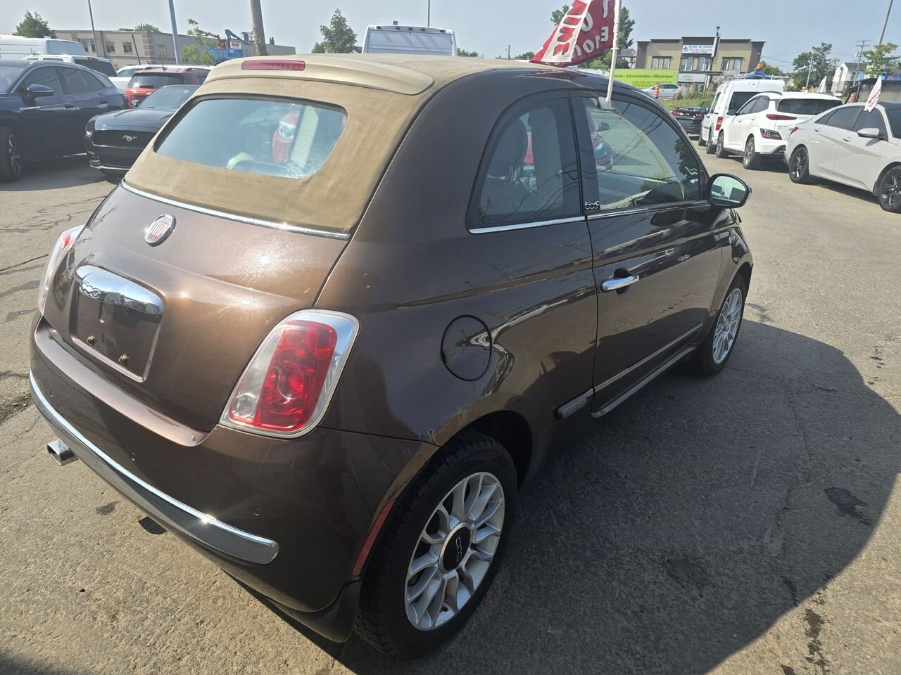 2012 FIAT 500 Brown  - photo #4
