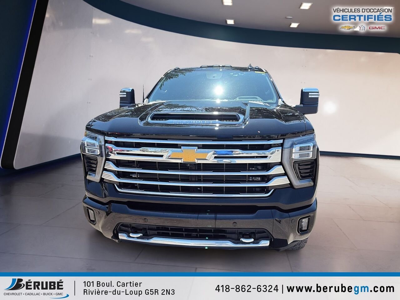 CHEVROLET SILVERADO 2500 CAISSE STANDARD DE 6 PIED High Country 2024 Noir Rivière-du-Loup - photo #1