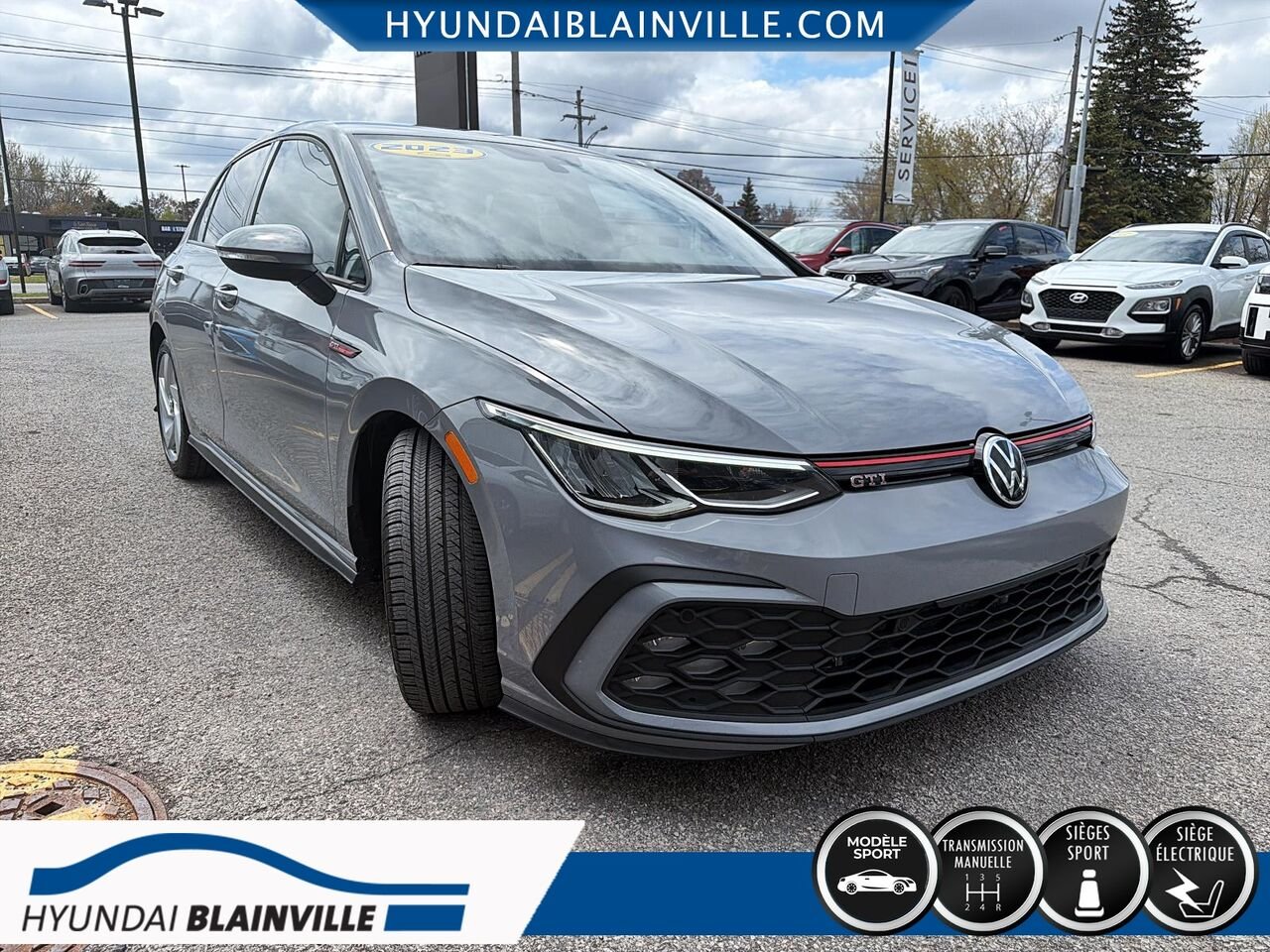 2023 Volkswagen Golf GTI Grey Blainville - photo #2