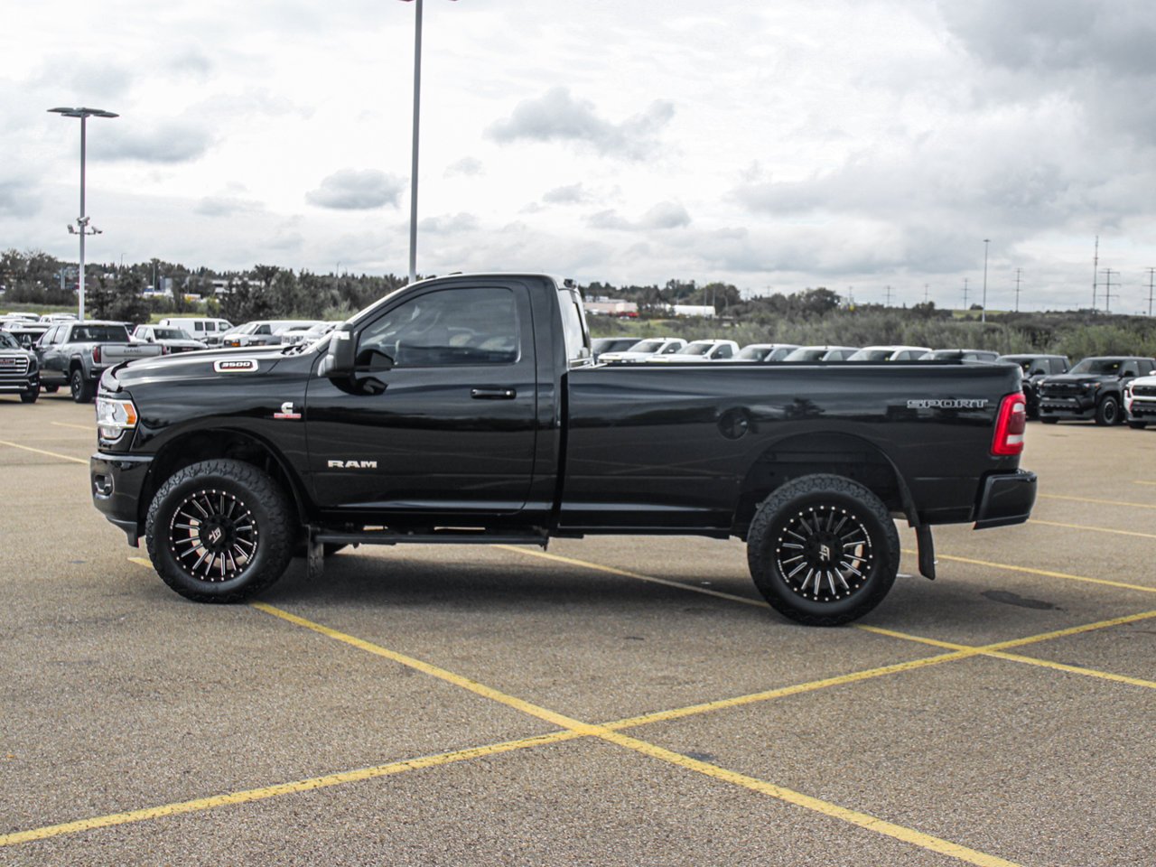 2024 Ram 3500 Big Horn 4x4 Reg Cab 8' Box Black Sherwood Park - photo #4