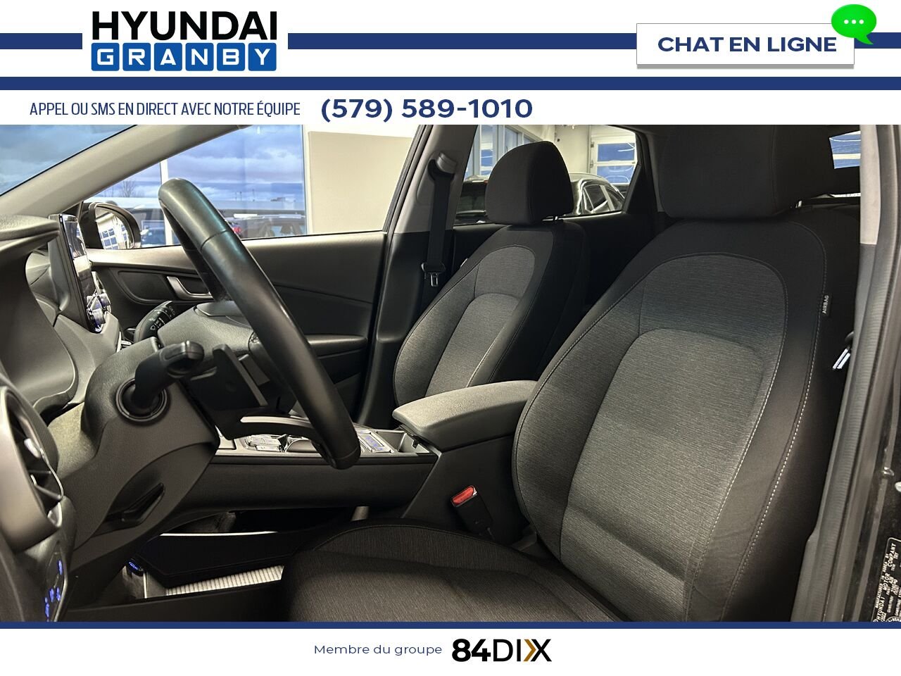 Hyundai Kona électrique 2023 Noir Granby - photo #12