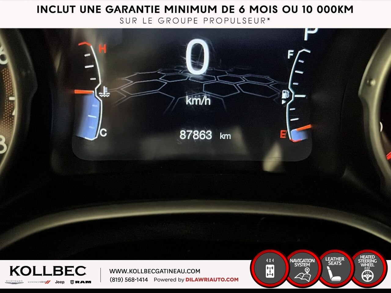 Jeep Compass NORTH AWD 2020 Blanc Ottawa & Gatineau - photo #1