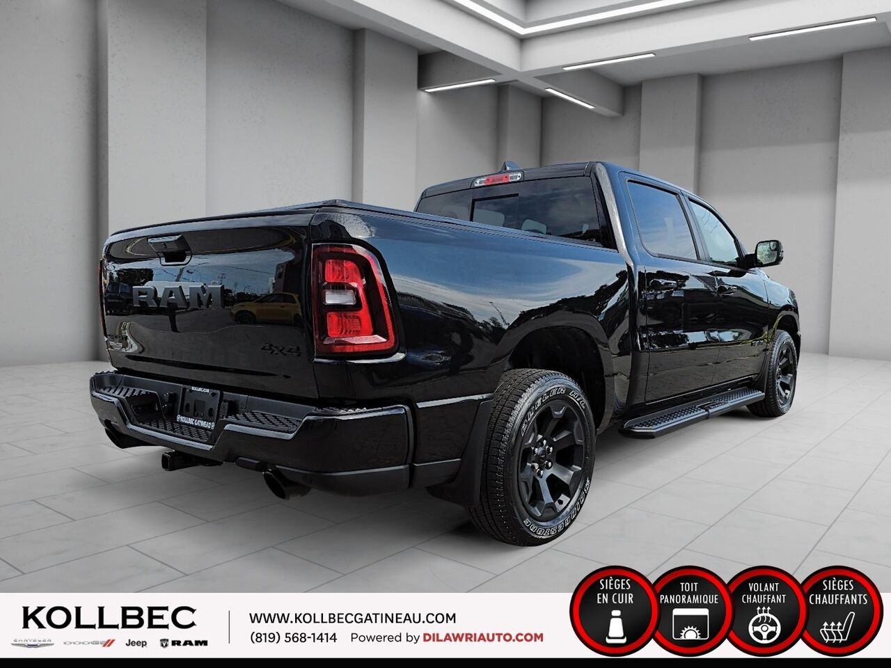RAM 1500 SPORT Sport Crewcab 4x4 2025 Noir Ottawa & Gatineau - photo #14