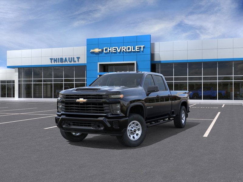 CHEVROLET SILVERADO 3500HD WT cabine multiplace 4RM 172 po 2026 Noir Sherbrooke - photo #7