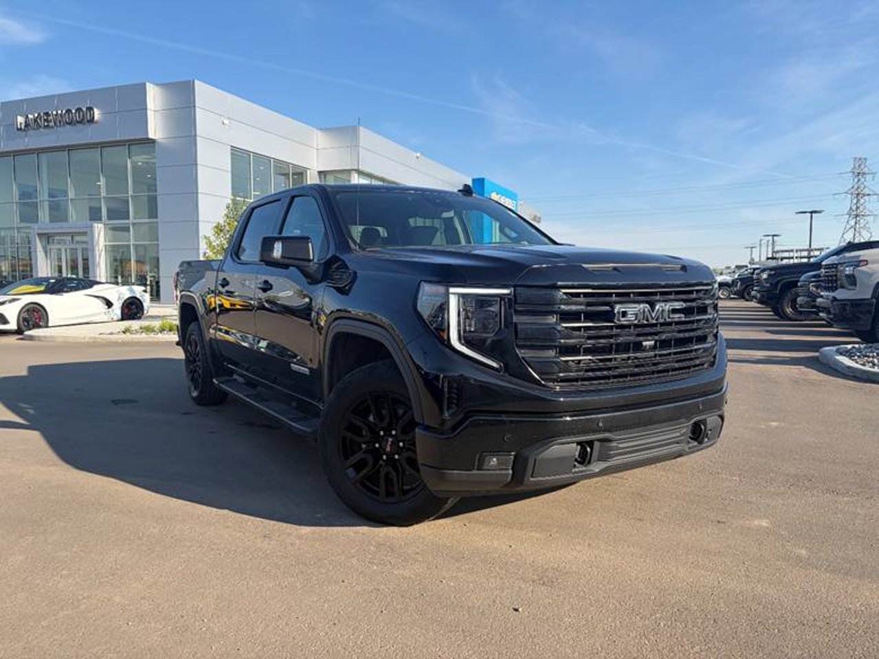2024 GMC Sierra 1500 4WD Crew Cab 147 Elevation Black Sherwood Park - photo #1