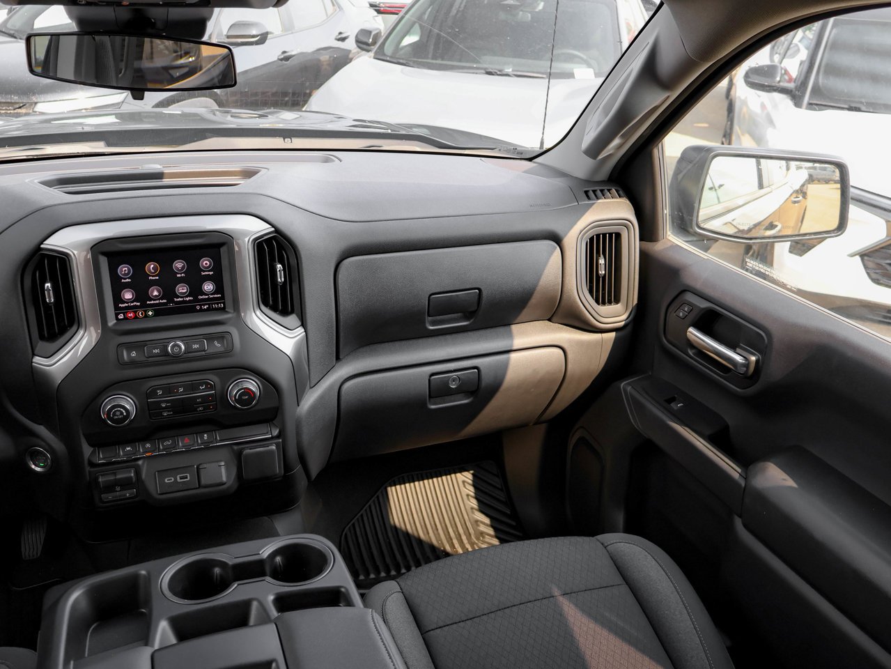 2024 Chevrolet Silverado 1500 4WD Crew Cab 147 Custom Black Sherwood Park - photo #18