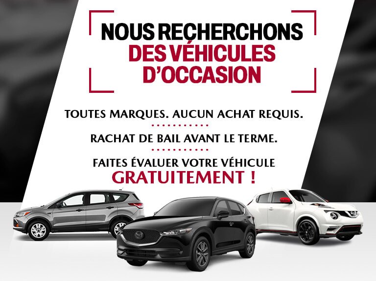 Mazda val david header RECHERCHONS OCASION septembre