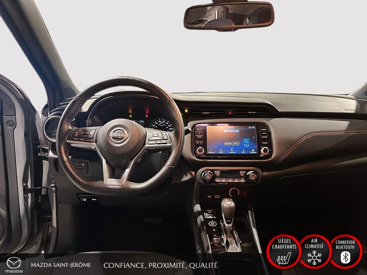 Nissan Kicks SR | DÉMARREUR À DISTANCE | AIDE AU STATIONNEMENT | MAGS NOIR 2023 Gris Saint-Jérôme - photo #21