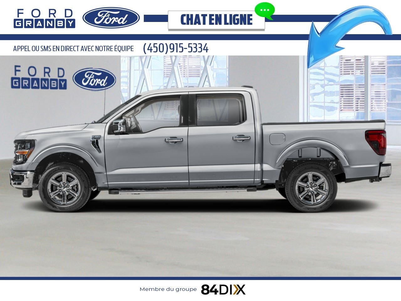 Ford F-150 2025 Argent emblématique métallisé Granby - photo #1