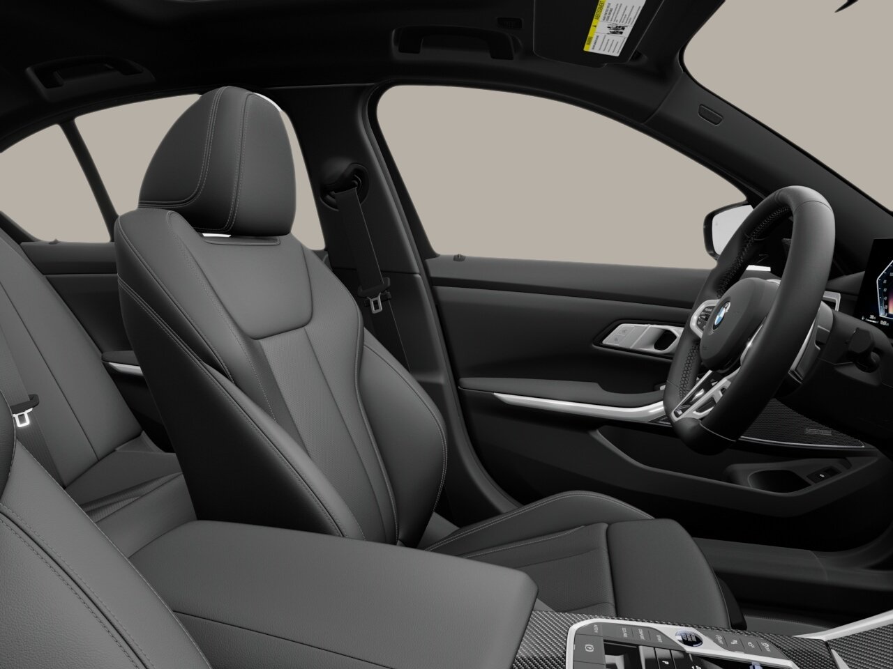 2026 BMW 3 Series Édition M Sport Black Sapphire Metallic Blainville - photo #7