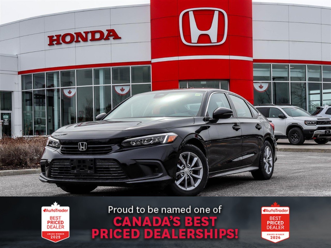 Honda Civic Berline EX CVT Sedan 2024 Black Ottawa & Gatineau - photo #0